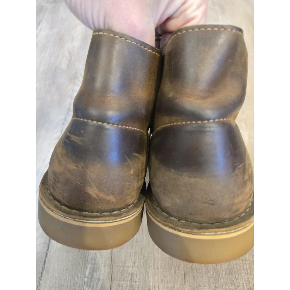 Clarks Desert Boots Men's Size 10.5 M Bushacre Chukka Brown Leather Shoes